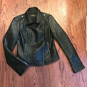 Black Noir vegan leather jacket